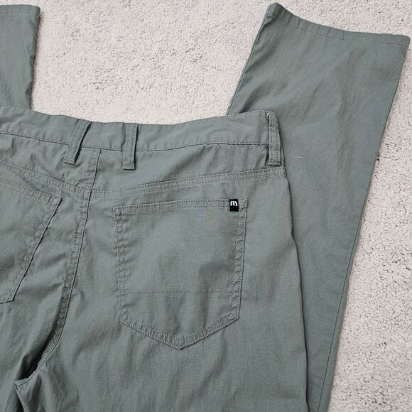 Travis Mathew | Tencel Cotton Straight Lightweight Pants Mens 34x30 Actual 35x27 - Picture 4 of 7